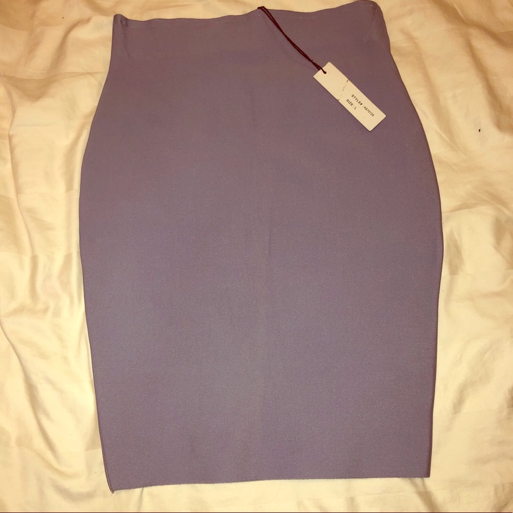 Lavender bandage skirt
